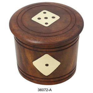 กล่องลูกเต๋าไม้ธรรมชาติสำหรับตกแต่งของขวัญกล่องไม้ - Product Image 2