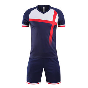 Proveedor de Uniformes de Fútbol Personalizados, Conjunto de Camiseta y Pantalones Cortos de Ajuste Deportivo, Ligero, Transpirable y de Secado Rápido para Clubes, Escuelas y Grandes Cantidades - Product Image 3