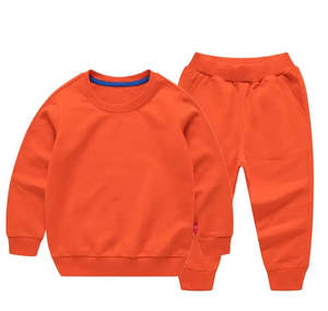 Conjuntos de chándal con logotipo personalizado para niños, chándales infantiles de lana hechos a medida para entrenar, chándal para correr al por mayor - Product Image 3