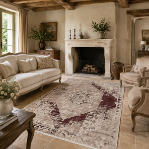 Tapis lavable tribal RW7010 Sumak Walnut de Rug Weavers, chenille lavable, 10 tailles, vente en gros et dropshipping - Product Image 5