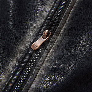Vêtements d'extérieur tendance, vestes en cuir pour moto pour hommes - coupe-vent, imperméables, respirantes, couleur et design personnalisés - Product Image 3