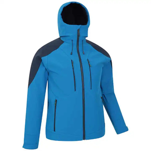 Veste de ski réversible imperméable et coupe-vent légère pour homme 2025, à capuche, fermeture éclair, grande taille, activités de plein air en hiver - Product Image 3