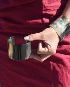 Brazaletes naturales Pulsera Artesanía Cuerno de búfalo Joyería Venta caliente de la India - Product Image 1