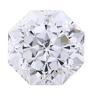 Diamant de laboratoire octogonal 2 carats E VS2 certifié IGI, taille octogonale, non monté - Product Image 2