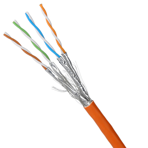 Cavo di rete Cat.7 Cavo di installazione 1000 MHz S/FTP PIMF arancione - Product Image 1