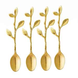 Juego de cubiertos hechos a mano de acero inoxidable chapado en oro de 2 piezas con mangos de palillos clásicos en estilo americano - Product Image 4