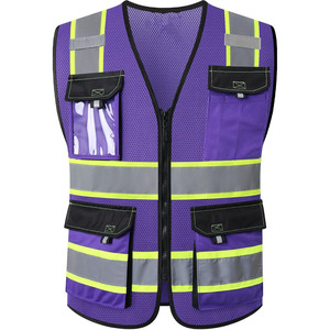2025 travail Construction gilet vêtements réfléchissants haute visibilité gilet de sécurité réfléchissant chemin de route sécurité gilet de Construction - Product Image 1
