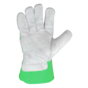 Guantes de trabajo de cuero de vaca de hombro selectos de alta calidad, trabajo de seguridad industrial resistente, protección de manos ignífugo - Product Image 3