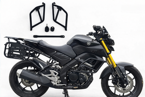 Moto MT15 anti-chute avec bosse M-Biker, laser-CNC, titane, aluminium PC et aluminium forgé, emballée dans un sac - Product Image 5