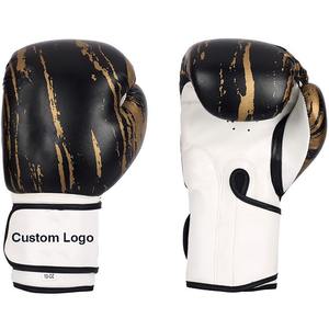 Équipement d'entraînement respirant Gants de boxe en cuir véritable personnalisables Laçage professionnel Durable Marque privée Arts martiaux - Product Image 1