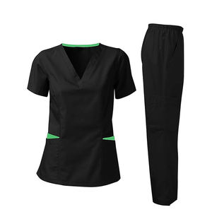 Nouvel ensemble de vêtements de travail pour infirmières unisexe en 2 pièces, jogging, spandex respirant, logo personnalisé, vêtements de travail pour hôpital, médecin, taille XL pour hommes et femmes - Product Image 1