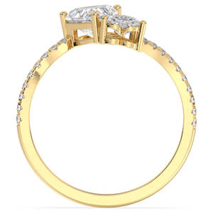 REYES, novedad, anillo ajustable de moissanita con certificación GRA de Plata de Ley 925 para mujer, regalo de boda de compromiso, joyería fina - Product Image 6