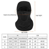 Balaclavas 100% polyester, vert olive, imperméables, en peluche, coupe-vent, respirantes, séchage rapide, légères, pour la chasse