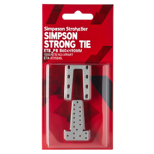 Conector y Soporte para Estantes Simpson Strong Tie Passverbinder ETB 90-B B60xH90mm de Aluminio SIMPSON STRONG TIE ETA 07/0245 - Product Image 3