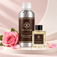 Huile parfumée à la rose hydrosoluble en vrac, huile aromatique florale douce pour humidificateur, diffuseur à bâtonnets, voiture, lessive, savon de bain