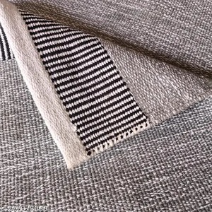 Alfombra de lana de algodón elegante moderna hecha a mano de proveedor indio, estilo liso para decoración para sala de estar, juegos de alfombras tejidas a mano - Product Image 2