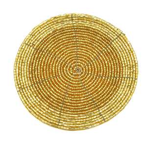 Posavasos con cuentas de vidrio hechos a mano-Posavasos clásicos con respaldo de poliéster (4x4 pulgadas) para iglesia y regalos religiosos - Product Image 1