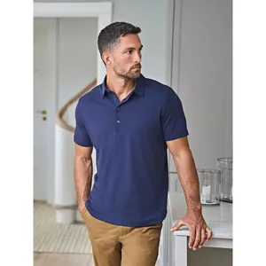 Polo en coton Pima personnalisable pour le merchandising promotionnel - Product Image 3