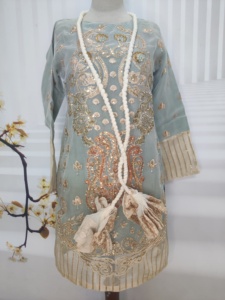 2025เดรสอินเดียปากีสถานดีไซน์ใหม่ชุดเดรสผู้หญิงแนวแฟนซี - Product Image 3