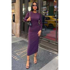 Vestido Sandy con Cintura Drapeada Transpirable Modelo 2914 - Product Image 5