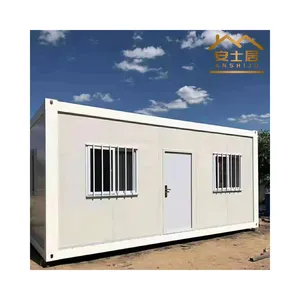 設置が簡単配送コンテナプレハブ住宅ザンビア折りたたみ倉庫マイナーハウス用3ベッドルーム低コスト