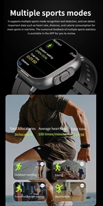 2024 Smart Fashion <span class=keywords><strong>D</strong></span> 8 Smart Watch Tws Bt Call 2 in 1 con auricolari Reloj Smartwatch sport Smartwatch <span class=keywords><strong>D</strong></span> 8 - Product Image 6