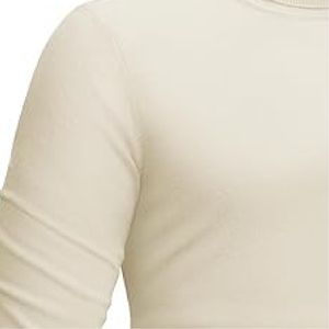 Nouveau gros qualité unique polyester couleur unie pull pull hommes col rond épais printemps chandails - Product Image 3