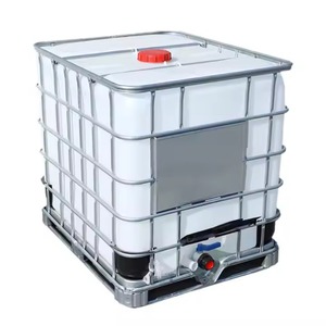 Réservoir d'eau IBC carré en plastique PE de qualité alimentaire avec cage en acier Nouveau design pour un stockage pratique - Product Image 2