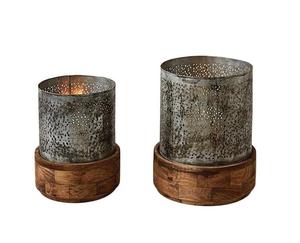 Handmade Modern Style Galvanized Metal <b>Tealight</b> Candle <b>Holder</b> Classic Stylish Design for Christmas Decor Restaurant Wholesale - Product Image 1
