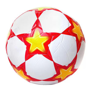 Ballon de football de taille personnalisée 2026, 5 PU, durable, rebondissant, thermosoudé et cousu à la machine, vente en gros, OEM - Product Image 1