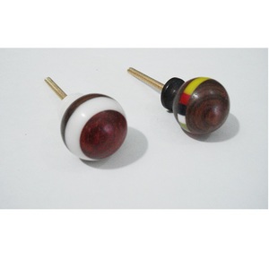 Haute qualité nouvelle poignée de porte d'armoire décorative bouton de porte d'armoire en céramique boutons de tiroir floraux en pierre personnalisés à vendre - Product Image 6