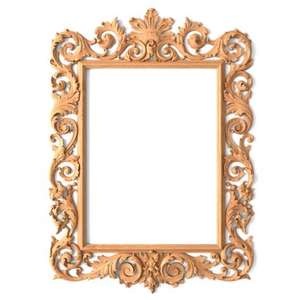 Cadre de miroir en bois de la meilleure qualité pour la décoration de chambre et de salon d'inspiration vintage à un prix avantageux - Product Image 1