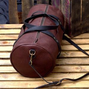 Lowest Prices Leather Duffel <b>Bag</b> Travel <b>Weekender</b> Overnight Gym Sports Luggage Duffle <b>Bags</b> for <b>Men</b> Make Products - Product Image 3