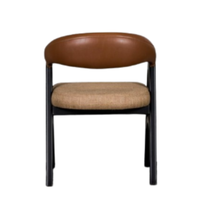 Sillones Modernos para Sala de Estar con Estructura de Madera Maciza, Espuma Acolchada y Tapicería de Cuero Sintético para Uso en el Hogar y la Oficina