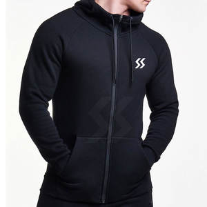 Nuevo diseño superventas básicos hombres gimnasio Fitness sudaderas con capucha bajo MOQ precio al por mayor duradero gimnasio Fitness sudaderas con capucha - Product Image 1