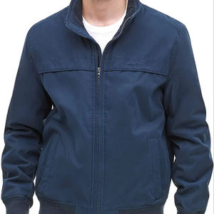 Chaqueta Bomber de Forro Polar con Cremallera Estilo Béisbol para Hombre, Cuello Alto, Logotipo Personalizable, Cortavientos, Transpirable, Chaqueta de Invierno para Hombre - Product Image 1