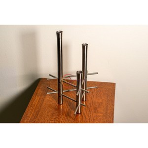 เชิงเทียนโลหะแบบโมเดิร์นชิ้นกลางสำหรับตกแต่งปาร์ตี้งานแต่งงานที่ไม่เหมือนใครอุปกรณ์สำหรับวางบนโต๊ะ - Product Image 4