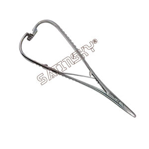 คีมจับแบบมีฟันเลื่อย Satinsky Professional Micro Alligator Forceps ขนาด 3 นิ้ว สำหรับงานจักษุวิทยา ห้องปฏิบัติการ หู คอ จมูก และสัตวแพทย์ ทำจากสแตนเลส ใช้งานด้วยมือ - Product Image 5