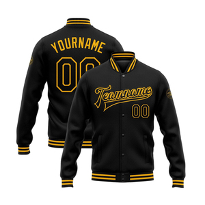 Veste d'université Graffiti en laine à la mode pour hommes High Street Style avec col rabattu et patch brodé - Product Image 1