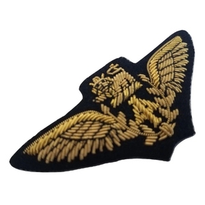 Badges brodés à la main personnalisés de l'aviation britannique des parachutistes sur tissu feutré avec fils de bullion pour blazers et autres uniformes - Product Image 2