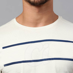T-shirts pour hommes Street Wear avec logo personnalisé, 100% coton, tricoté, matériau léger et durable, style High Street - Product Image 5