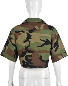 แจ็กเก็ตผ้ายีนส์ของผู้หญิงสำหรับฤดูหนาวออกแบบลายดอกไม้ปักด้วยกระดุมตกแต่งถักกระบวนการกำหนดเองโลโก้ได้ - Product Image 4