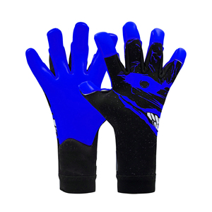 Vente en gros de gants de gardien de but professionnels pour adultes vêtements de sport de couleur unie avec matériaux en caoutchouc latex de cuir pour les sports de plein air - Product Image 2