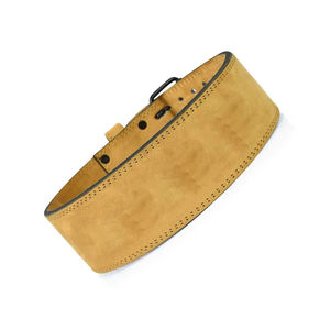 Ceinture de musculation en cuir véritable avec soutien dorsal, entraînement de musculation, ceinture de musculation rembourrée personnalisée de 4 pouces pour les séances d'entraînement en salle de sport - Product Image 3