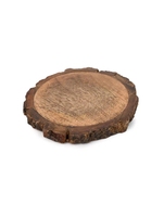 Tranches de bois pour artisanat artisanat en bois non fini ronds en bois naturel avec écorce pour centres de table de mariage sous-verres de Table rustique