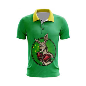 Polo de pesca de camuflaje sublimado, polo deportivo de pesca, camisas para hombre, Polo de poliéster personalizado de algodón para hombre - Product Image 2