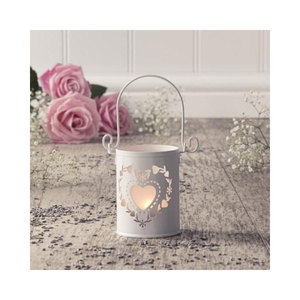 ที่ใส่เทียนทีไลท์โลหะสำหรับตกแต่งบ้านการตกแต่งคริสมาสต์การออกแบบโบราณขนาดและรูปร่างที่กำหนดเองสีขาวเคลือบสำหรับโรงแรม - Product Image 6