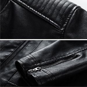 Veste de moto en cuir de course automobile personnalisée avec col montant et logo avant imperméable et respirante pour l'extérieur unisexe - Product Image 4