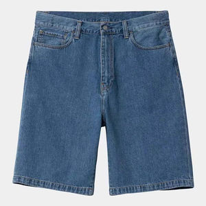 Short en jean personnalisé pour hommes, respirant, style streetwear, taille haute 100% coton, poche bleu clair à séchage rapide de haute qualité - Product Image 5