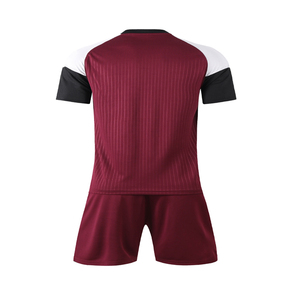 Benutzer definierte schnell trocknende atmungsaktive Fußball trikot Hochwertige Uniform-Sets 100% Baumwolle Polyester Sport bekleidung Erwachsene Uniformen Set 2022 - Product Image 2